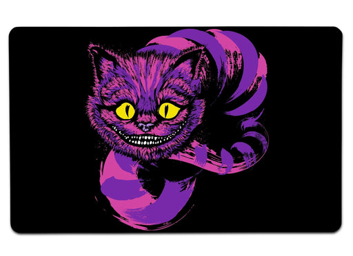 Grinning Like A Cheshire Cat Purple Large Mouse Pad