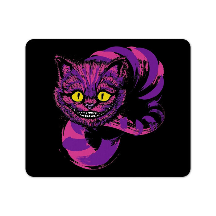 Grinning Like A Cheshire Cat Purple Mouse Pad