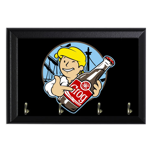 Grog Cola Key Hanging Wall Plaque - 8 x 6 / Yes