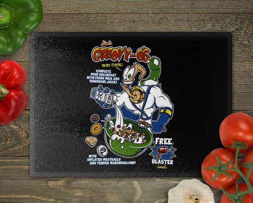 Groovy Os Cereal Cutting Board