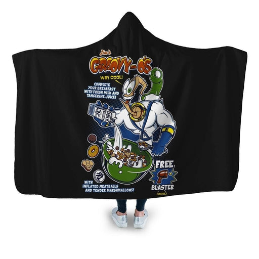 Groovy Os Cereal Hooded Blanket - Adult / Premium Sherpa