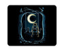 Guardian under the moon Mouse Pad