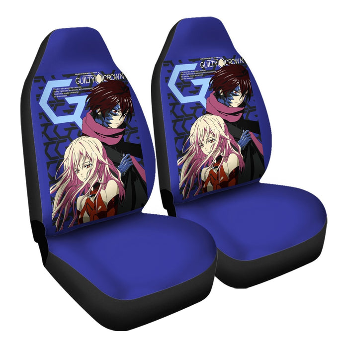 Guilty Crown Car Seat Covers - One size