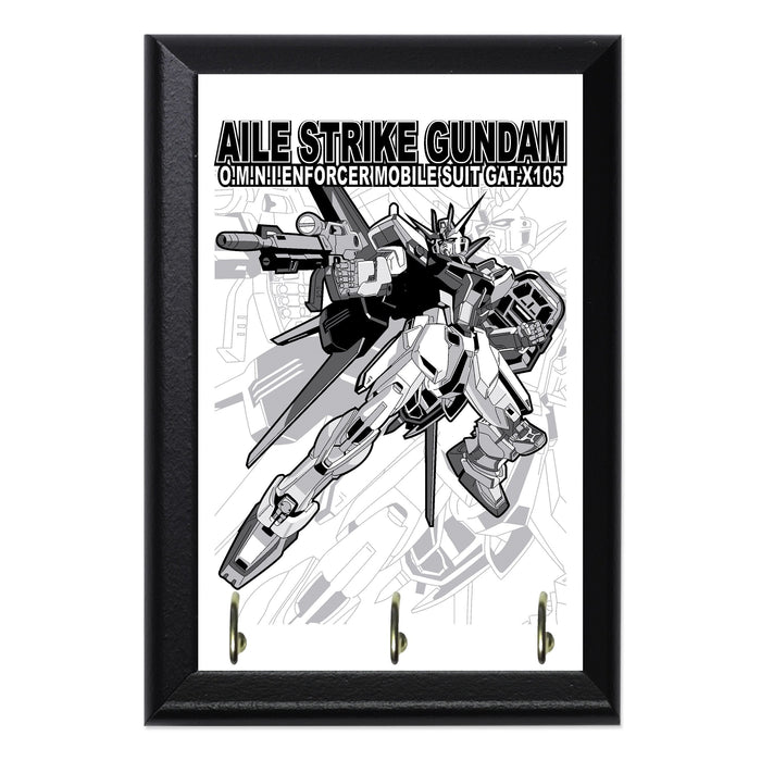 Gundam Aile Strike Key Hanging Plaque - 8 x 6 / Yes