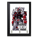 Gundam Astray Red Frame Key Hanging Plaque - 8 x 6 / Yes