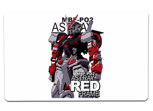 Gundam Astray Red Frame Large Mouse Pad