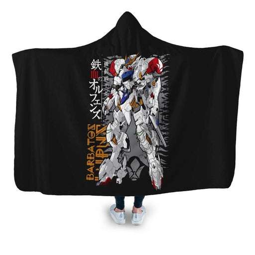 Gundam Barbatos Lupus Hooded Blanket - Adult / Premium Sherpa