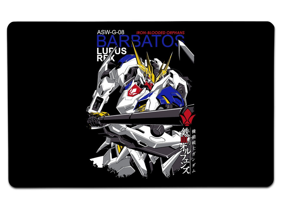 Gundam Barbatos Lupus Rex 2 Large Mouse Pad