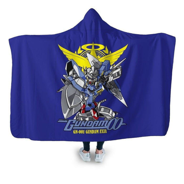 Gundam Exia Hooded Blanket - Adult / Premium Sherpa