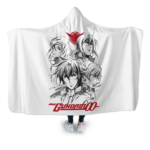Gundam Maisters Hooded Blanket - Adult / Premium Sherpa