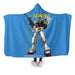 Gundam Rx 78 2 Hooded Blanket - Adult / Premium Sherpa
