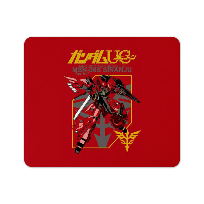 Gundam Sinanju Anime Mouse Pad