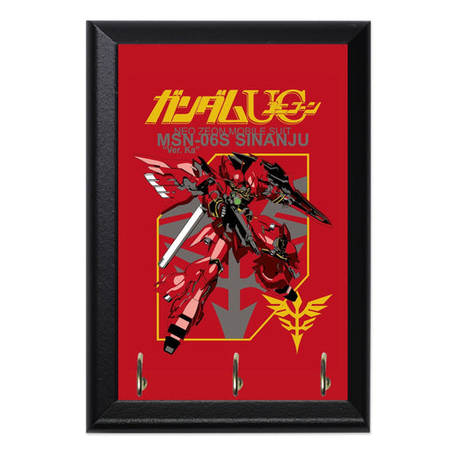 Gundam Sinanju Key Hanging Plaque - 8 x 6 / Yes