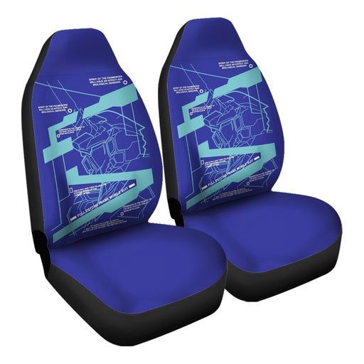 Gundam Unicorn Car Seat Covers - One size