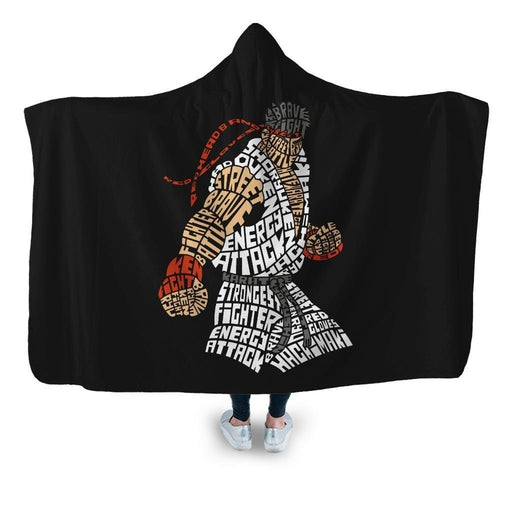 Hadouken Hooded Blanket - Adult / Premium Sherpa