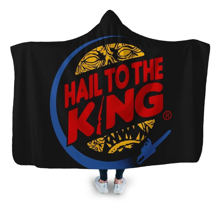 Hail To The King Hooded Blanket - Adult / Premium Sherpa