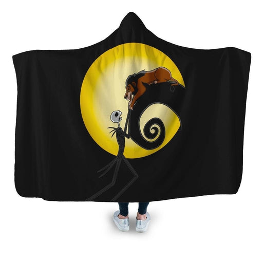 Halloween King Hooded Blanket - Adult / Premium Sherpa