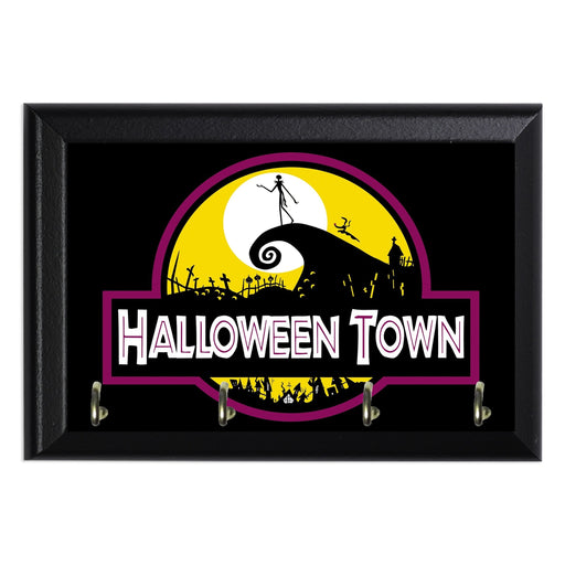 Halloween Town Key Hanging Wall Plaque - 8 x 6 / Yes