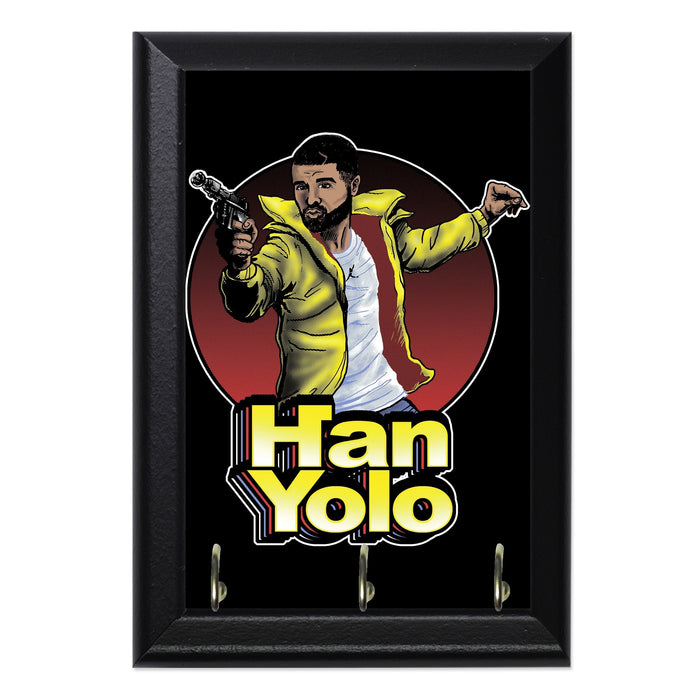 Han Yolo Wall Plaque Key Holder - 8 x 6 / Yes