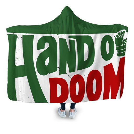 Hand Of Doom Hooded Blanket - Adult / Premium Sherpa