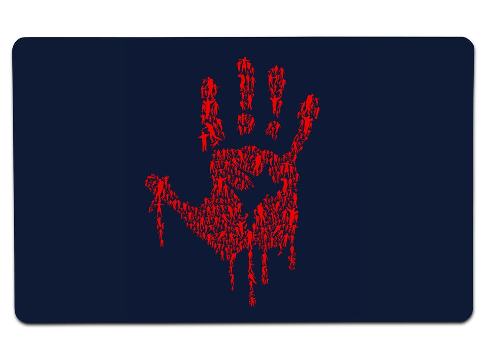 Hand Of Zombies Large Mouse Pad