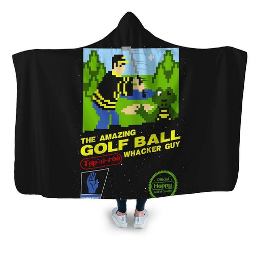 Happy Golf Hooded Blanket - Adult / Premium Sherpa