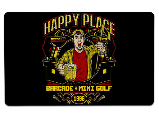 Happy Place Large Mouse Pad