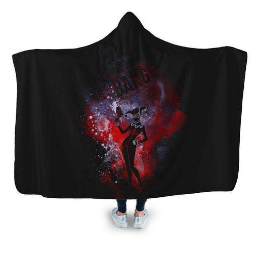 Harley Art Hooded Blanket - Adult / Premium Sherpa