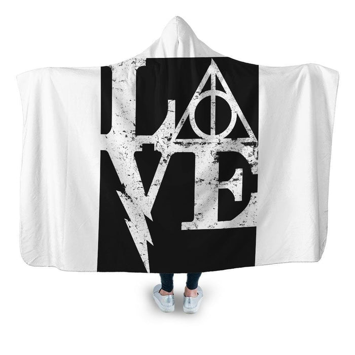 Harry Love Hooded Blanket - Adult / Premium Sherpa