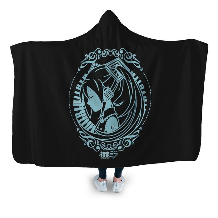 Hatsune Miku Hooded Blanket - Adult / Premium Sherpa