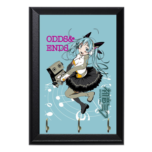 Hatsune Miku Odd Ends Key Hanging Plaque - 8 x 6 / Yes