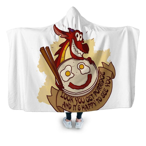 Have A Nice Day Hooded Blanket - Adult / Premium Sherpa