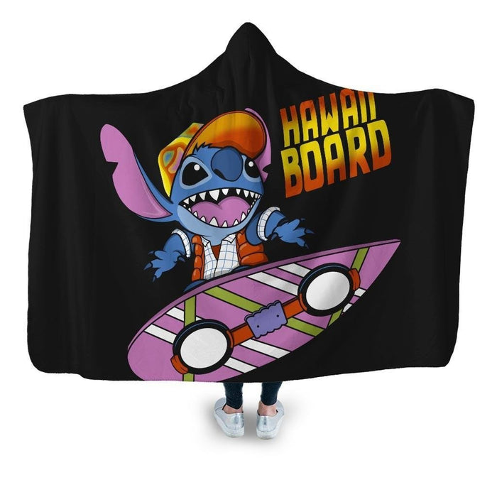 Hawaii Board Hooded Blanket - Adult / Premium Sherpa