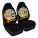 Hawaiian Pizza Car Seat Covers - One size
