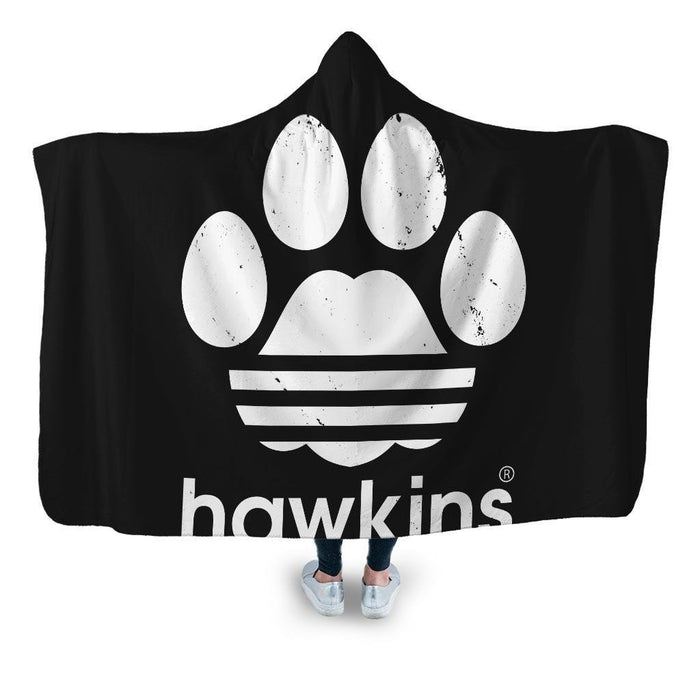 Hawkins Middle School Hooded Blanket - Adult / Premium Sherpa