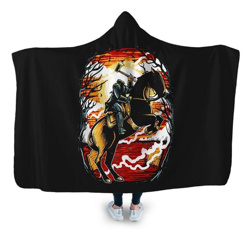 Headless Horseman Hooded Blanket - Adult / Premium Sherpa