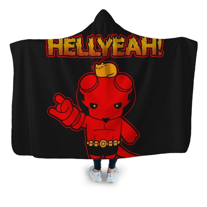 Hell Yeah Hooded Blanket - Adult / Premium Sherpa