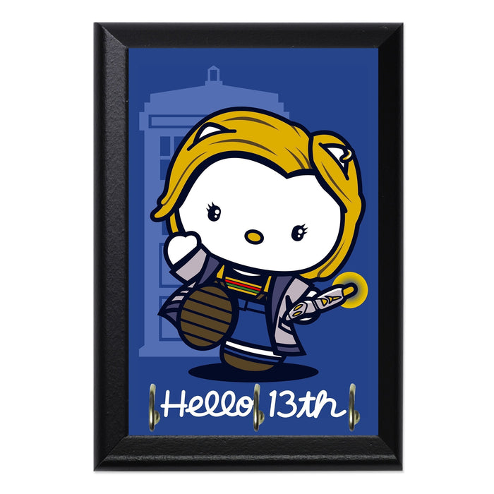 Hello 13th Key Hanging Plaque - 8 x 6 / Yes