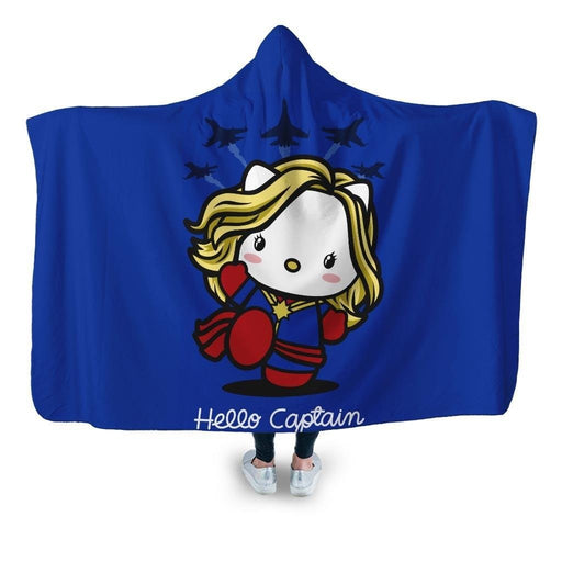 Hello Captain Hooded Blanket - Adult / Premium Sherpa