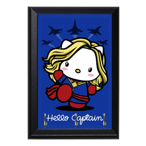 Hello Captain Key Hanging Plaque - 8 x 6 / Yes