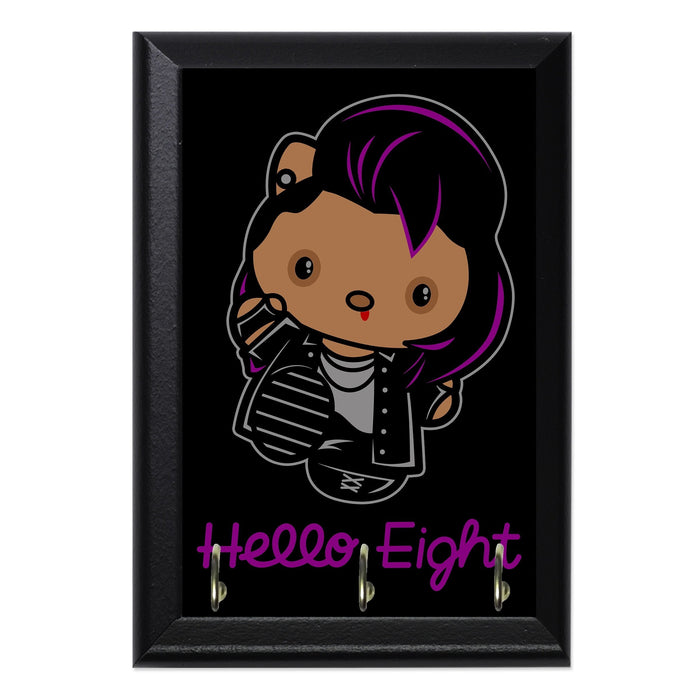 Hello Eight Key Hanging Plaque - 8 x 6 / Yes