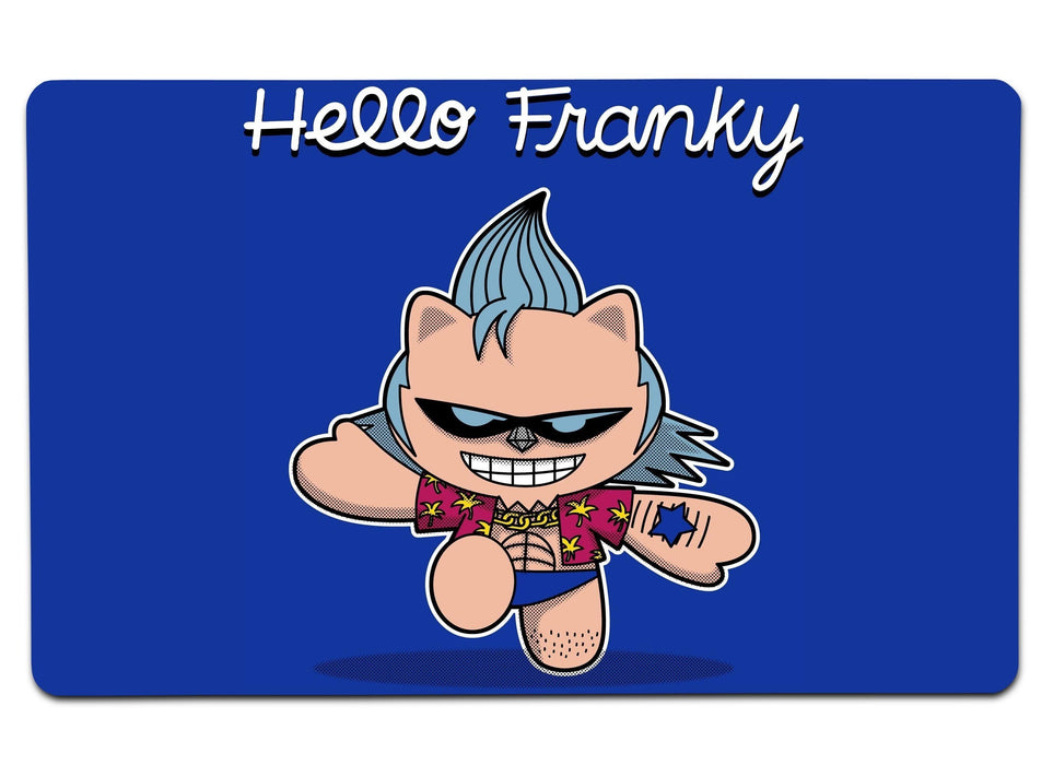 Hello Franky Large Mouse Pad