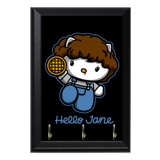 Hello Jane Key Hanging Plaque - 8 x 6 / Yes
