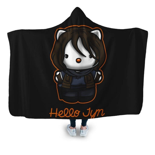Hello Jyn Hooded Blanket - Adult / Premium Sherpa
