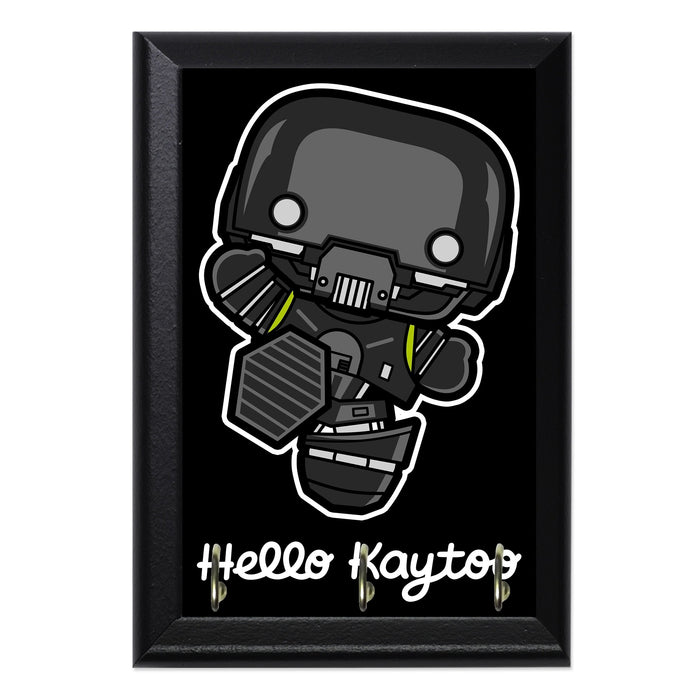 Hello Kaytoo Key Hanging Plaque - 8 x 6 / Yes