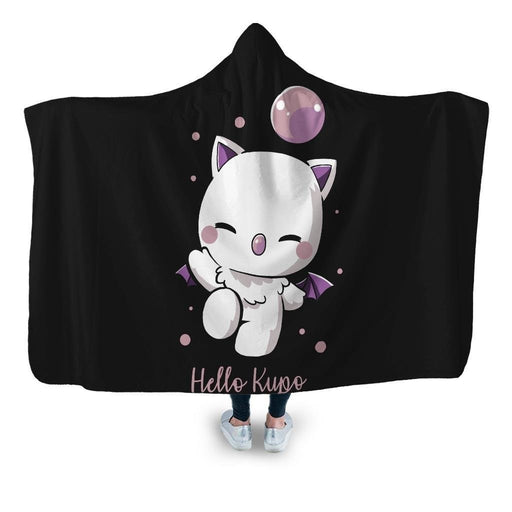 Hello Kupo Hooded Blanket - Adult / Premium Sherpa
