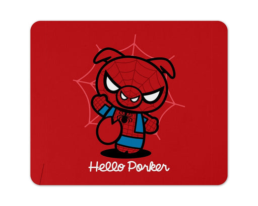 Hello Porker Mouse Pad