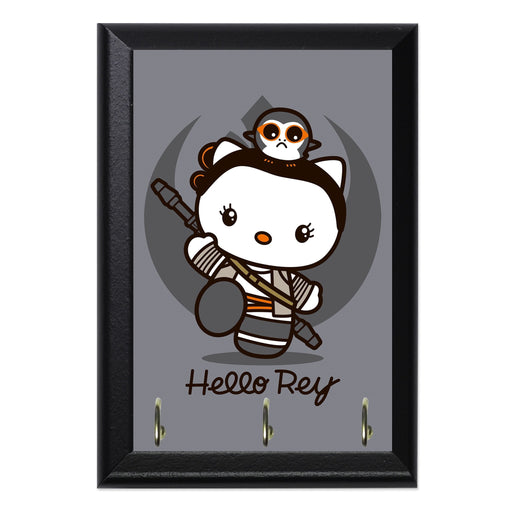 Hello Rey Key Hanging Plaque - 8 x 6 / Yes