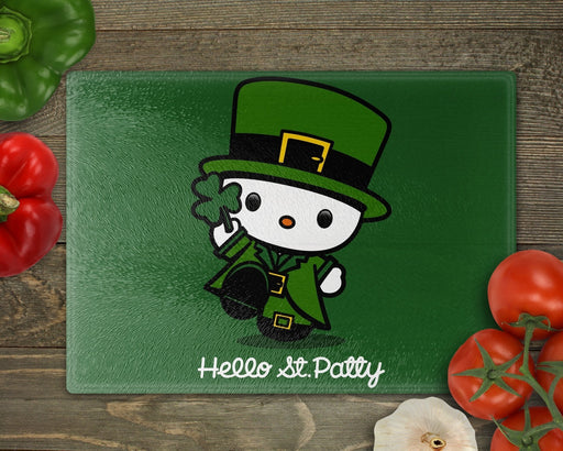 Hello Saint Patty Cutting Board