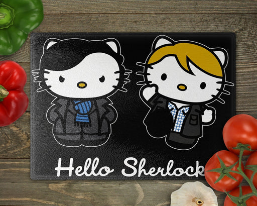 Hello Sherlock Watson Cutting Board